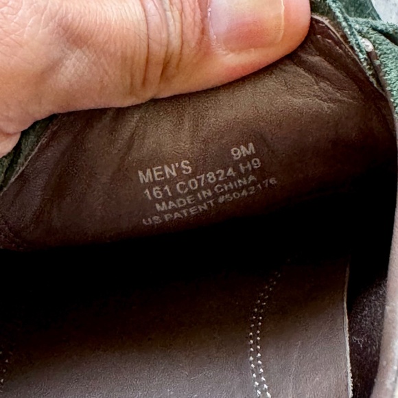 Men's Cole Haan Green Suede Bowling Style Shoes 9M Style C07824 - Picture 5 of 6